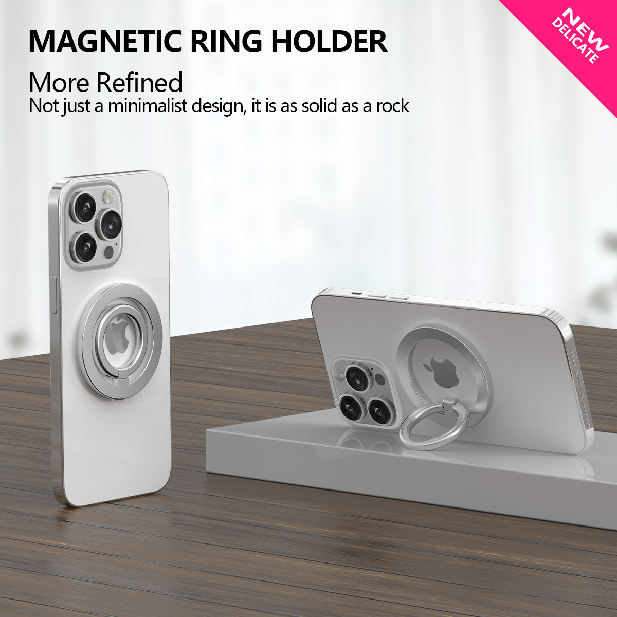 MagSafe Magnetic Ring Stand - Usage Example
