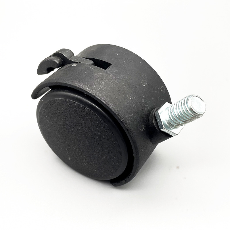 家具万向1寸 1.5寸脚轮 长插相带刹万向轮