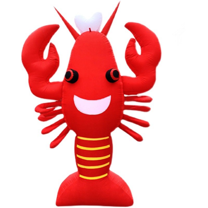 Katong Inflatable Lobster Arch, Cartoon Model (Auto Parts and Accessories) - 25m-lobster-light-fan-thickened