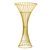 Iron geometric hollow vase swinging golden waist flower wedding table swinging flowers wedding props to attract flowers