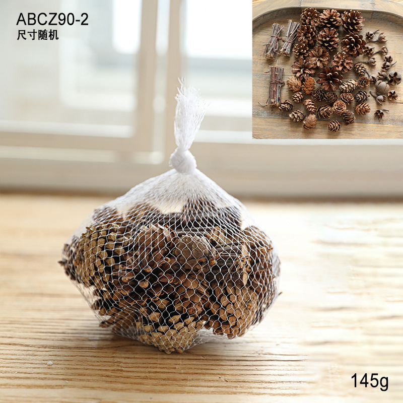 クリスマスシーン装飾用品天然松ぼっくりログ植物ドライフルーツドライ素材雰囲気装飾小道具ドライフラワー|undefined