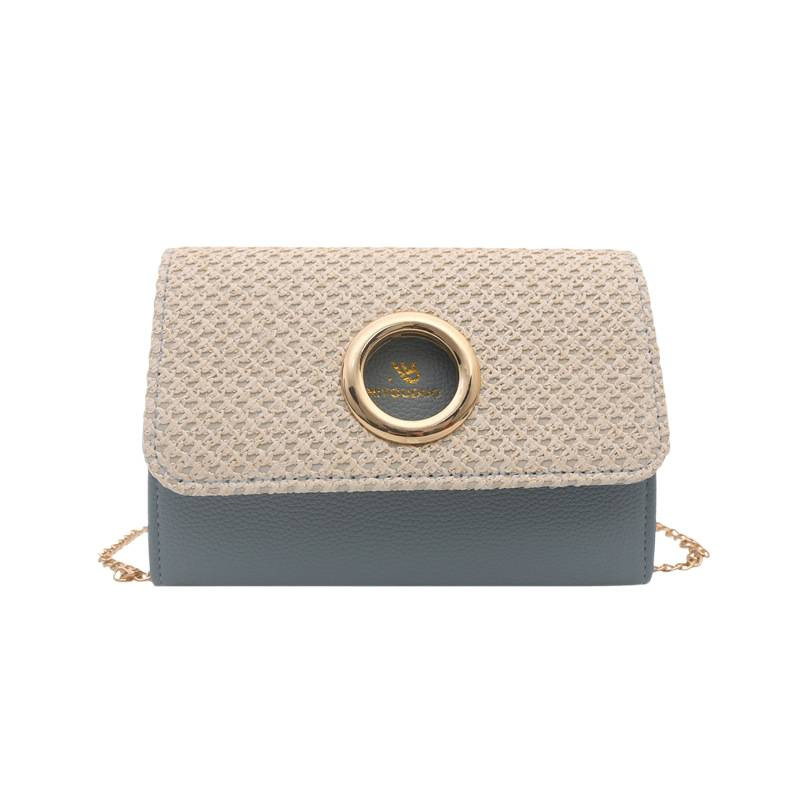 Fashionable Colour-block Shoulder Bag Casual Versatile Tote Handbag_voghion.com