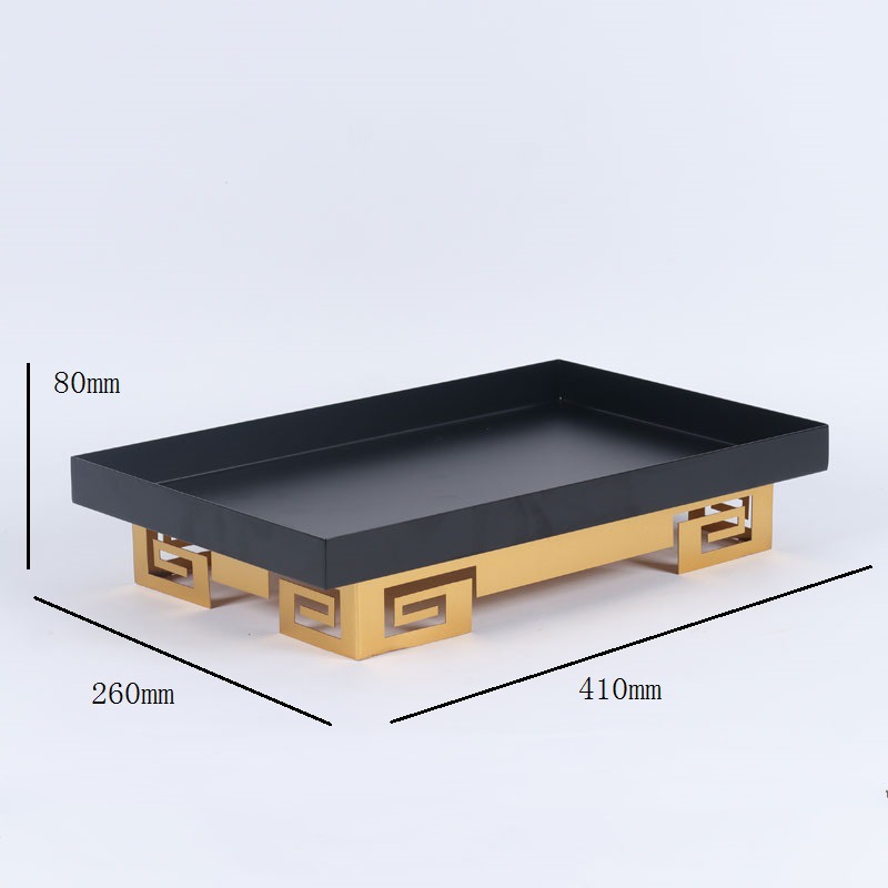 Nuevo Chino creativo modelo de sala de ventas departamento de decoración creativa Hotel sala de estar mesa de café estudio bandeja de decoración del hogar