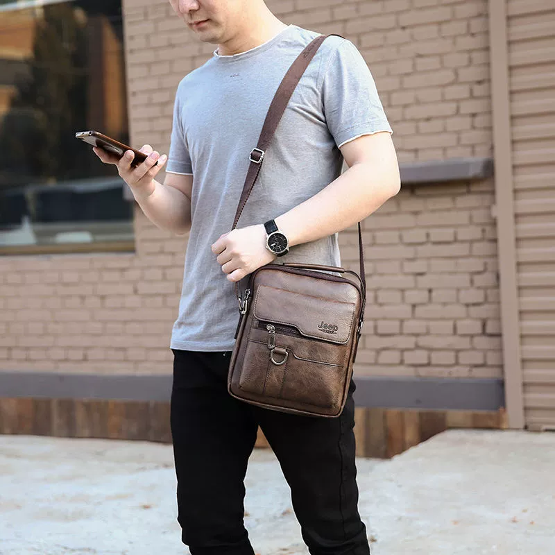 Shoulder bag for leisure, high quality one-shoulder bag
