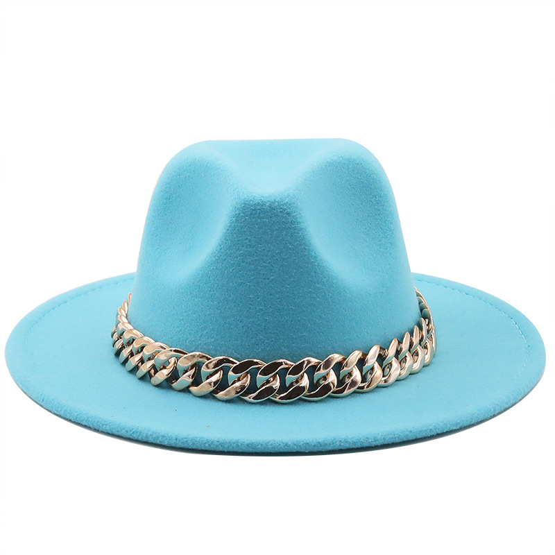 Vente En Gros Accessoires En Laine À Grand Bord De La Mode Jazz Chapeaux Hauts Nihaojewelry display picture 6