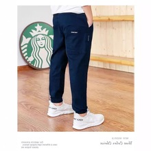 荟八季春秋韩版中小童男童裤纯色运动棉长裤出口外贸裤子大量现货