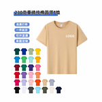 t恤定制纯棉广告衫班服服装定制工作服文化衫团体衣服定制印logo