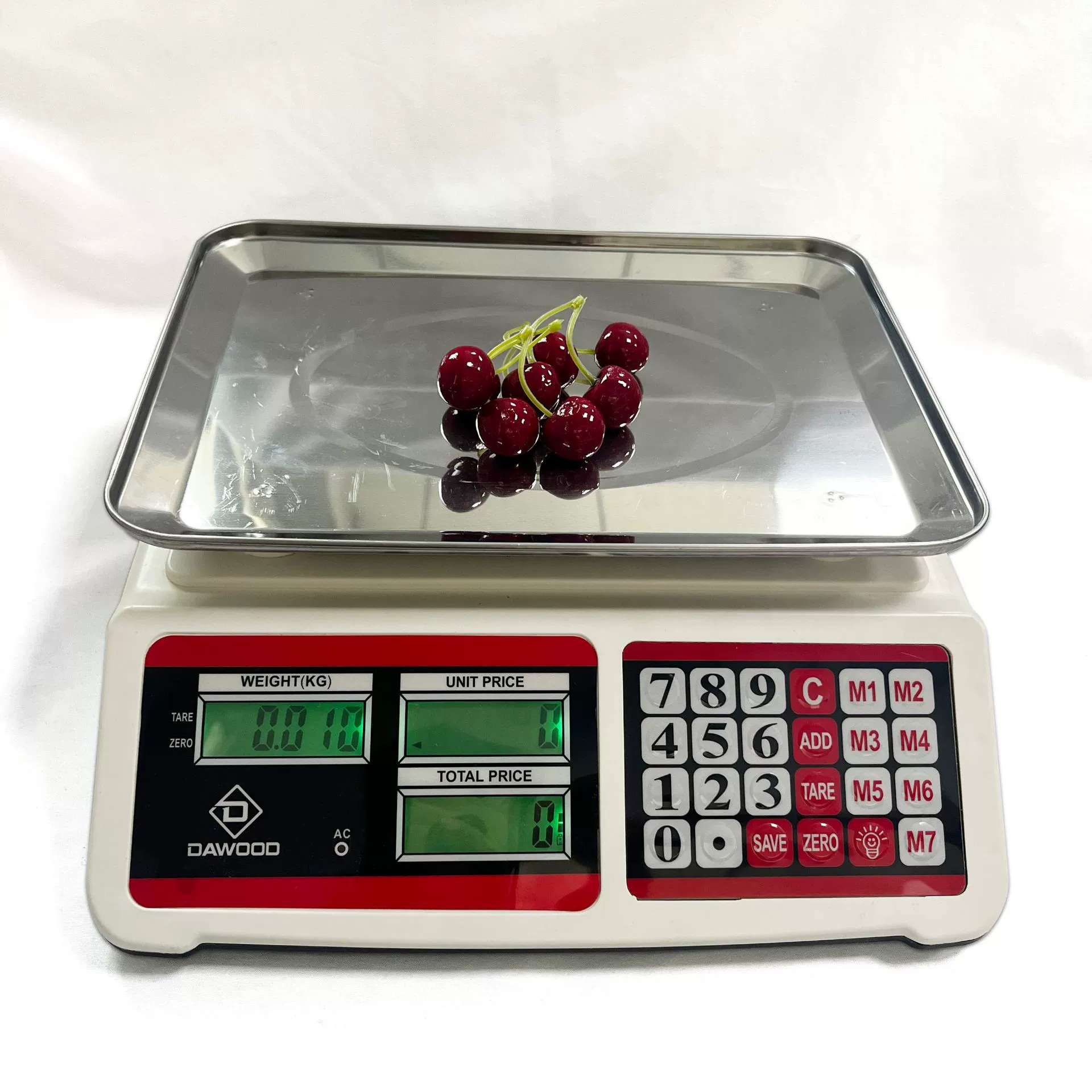 Трансграничные английские электронные весы Высокоточные коммерческие мелкие овощные весы Двойные дисплейные весы для овощного рынка Специальные настольные весы