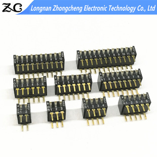 DSPV02LHGET Key Type Side Dial Switch 2.54 Side Dial Switch Inclination Switch