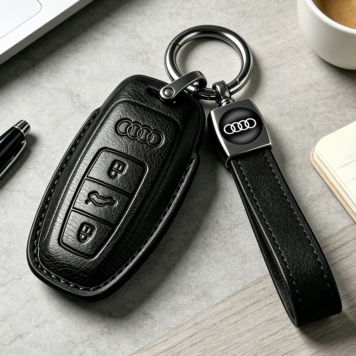 Audi A4L car key case Q5L/A5 special A6L/A3/Q3/Q2L protective cover A7L men's q4etron case