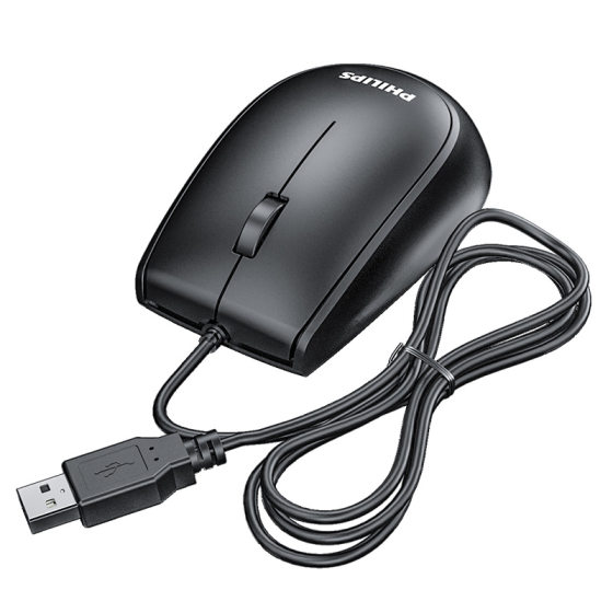 Philips SPK7217 mouse wired mouse office portable mouse ergonomic note computer mouse