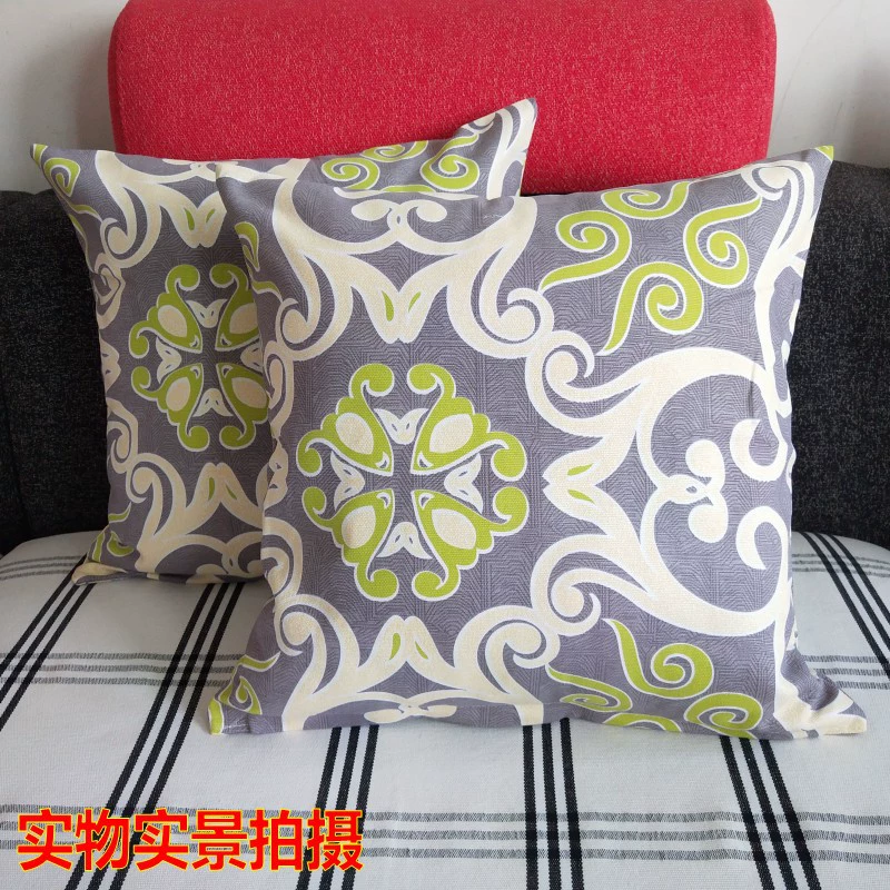 Cotton pillow, pillowcase, square sofa for bed, increased thickness
