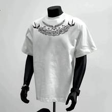 轻奢痞帅~大牌清仓美式ins潮流纯棉短袖男夏季个性百搭圆领T恤衫