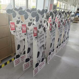 Chevron Board Portrait Special-Shaped Stand Windproof Pvc Andy Board Spray-Painted Photo Stand Kt Board Person