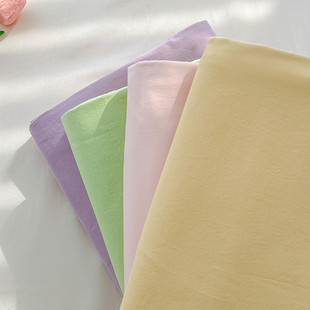 Japanese-Style Cream Washed Cotton Duvet Cover Single Piece 150X200X230Cm Dormitory Single Duvet Cover Three-Piece Set