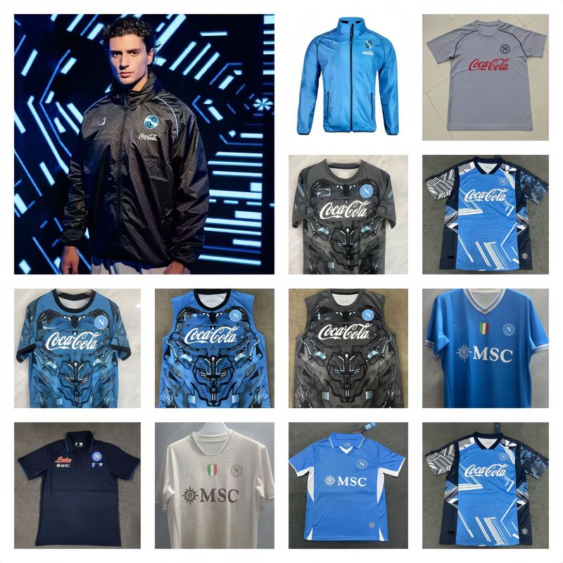 Naples Series 24252526 Short-Sleeved Windbreaker Training Uniform Vest Top Football Fan Version New Model
