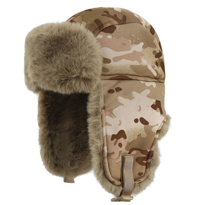 Gorro de invierno grueso Thunderbolt gorro de esquí protector de orejas al aire libre protector de frío y calentamiento gorra de cabeza transfronteriza unisex