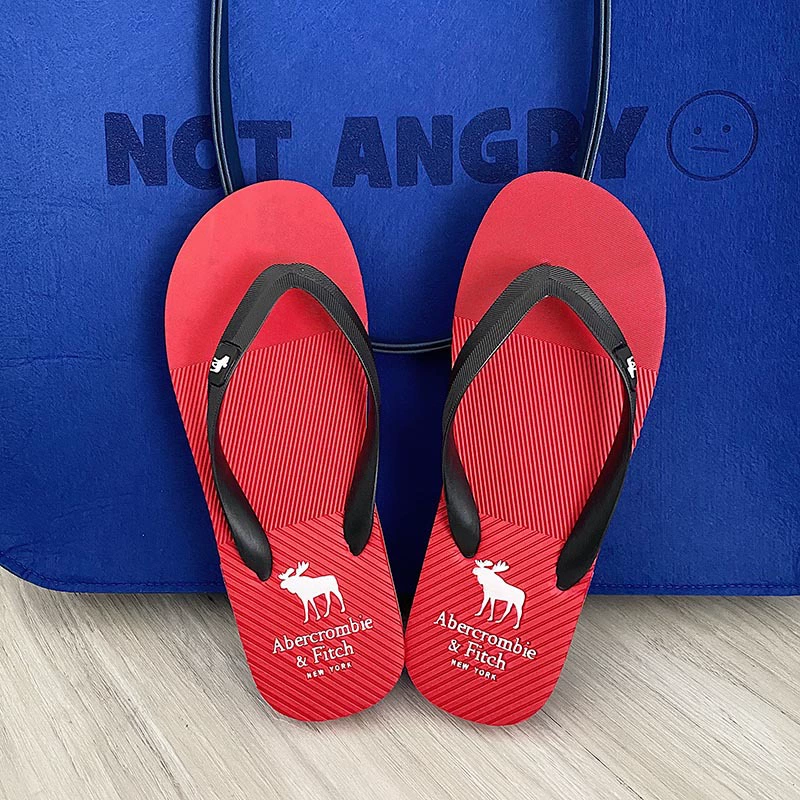 Модные мужчины флип Flops Мода AF новые студенческие популярные качества Флип Flops резиновые пляжные Тапочки