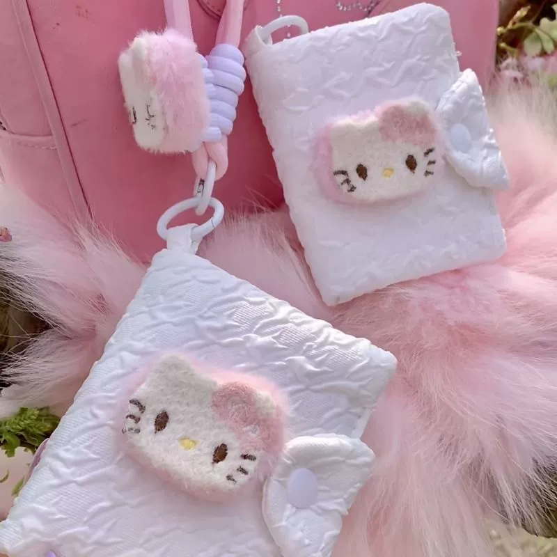 Hello Kitty, держатель карт, сумка для ключей, система хранения с героями мультфильмов, универсальный карманный кошелек