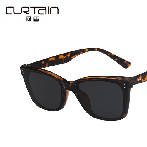 Mi Nail Cat Eye Small Frame Liu Zixing Celebrity Sunglasses Female  New Sunglasses Xiaohongshu Internet Celebrity Sunglasses