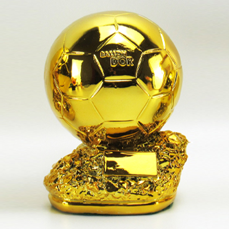 Globo de oro trofeo fútbol tirador letras regalo lotería tienda bar decoraciones fans recuerdo fabricante