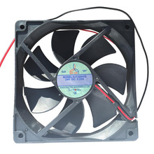 全新三巨SJ1225HD2B DC24V双 滚珠轴流风机12CM机箱机柜小型风扇