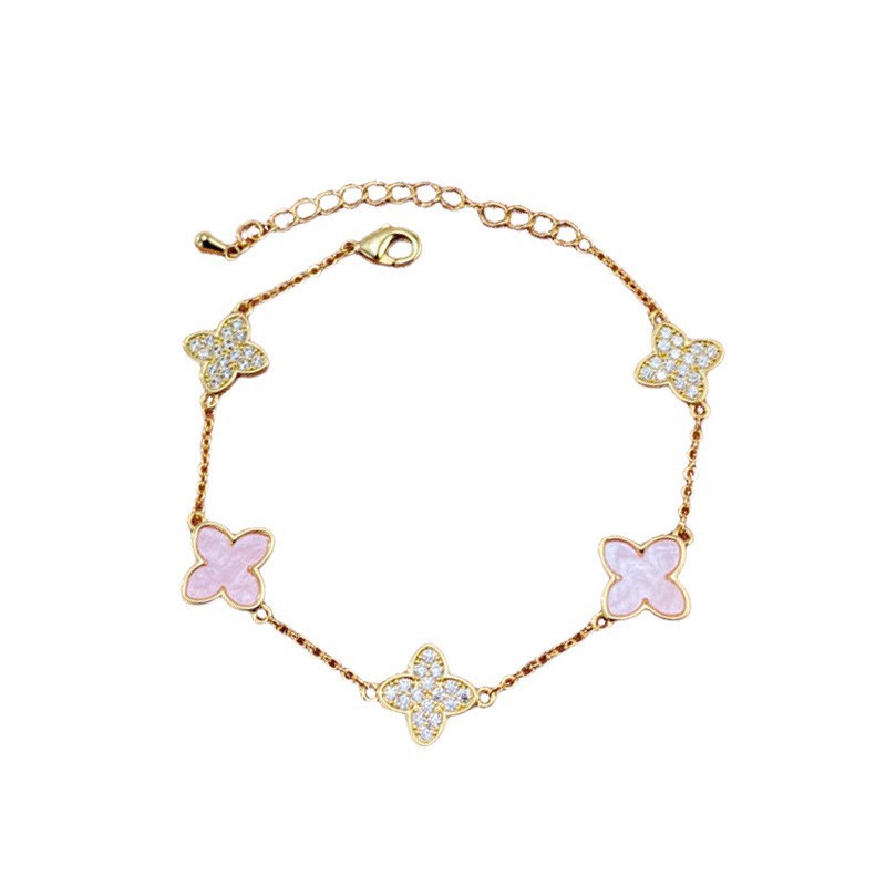 Moda de nicho, personalidad única, tendencia, pulsera de circón, diseño de todo fósforo de lujo ligero para mujer, joyería de sentido simple y avanzado al por mayor