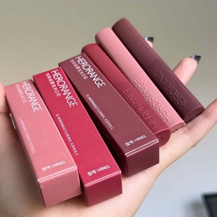HERORANGE ~ saturated velvet fog matte thin tube lipstick matte velvet rabbit year limited positive red factory wholesale