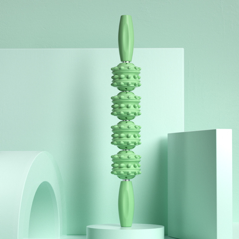 [그린] 4 볼 마사지 스틱