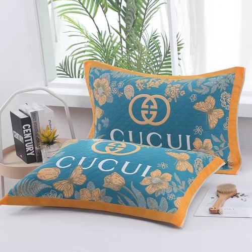 Pillow towel, high-end gauze pillow cover, multi-layer dirt-resistant and sweat-absorbent dormitory, high-end enlarged and thickened, four-season household wholesale