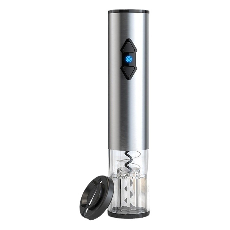 Fábrica en stock abridor de botellas automático creativo herramientas de cocina publicidad eléctrica vino automático abridor de botellas logotipo impreso
