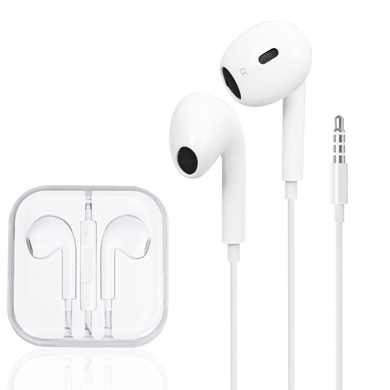 Auriculares con cable de cuarta generación para juegos de tableta de teléfono móvil con control de cable en la oreja Apple-Huawa-type-c-Honor