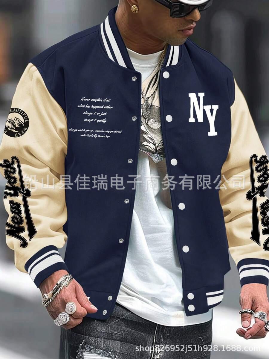 TEMU Aliexpress Amazon MLB americano moda chaqueta chaqueta cardigán hombre debe comprar chaqueta image 18