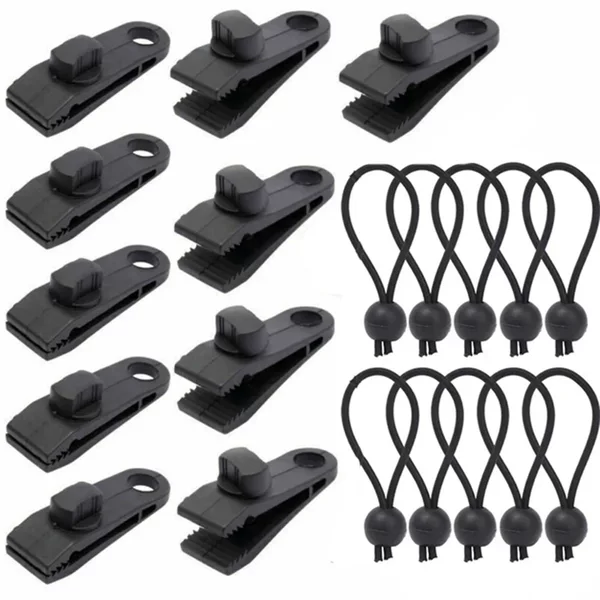 Outdoor tent canopy fixing clip fixing nylon reinforced clip elastic ball suit reinforced spiral tent clip
