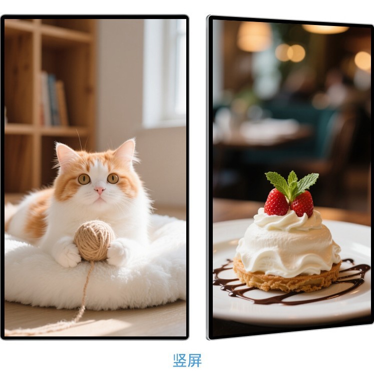 32/43/49/50/55寸挂壁广告机套料含高分液晶屏一体机套料解决方案