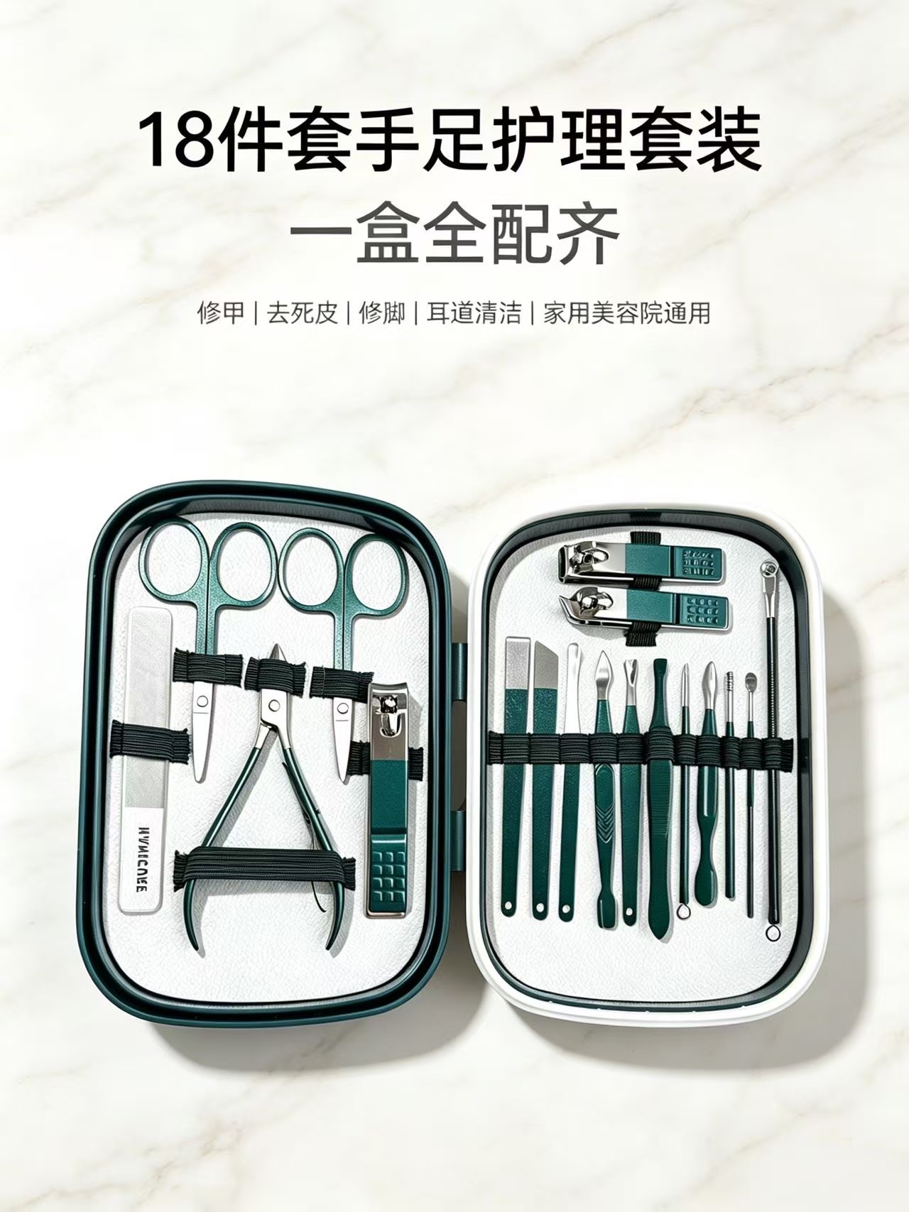 Nail Clippers Set Complete Manicure Tools Multifunctional Nail Scissors Dead Skin Remover Pedicure Tools Professional Ingrown Nail Care