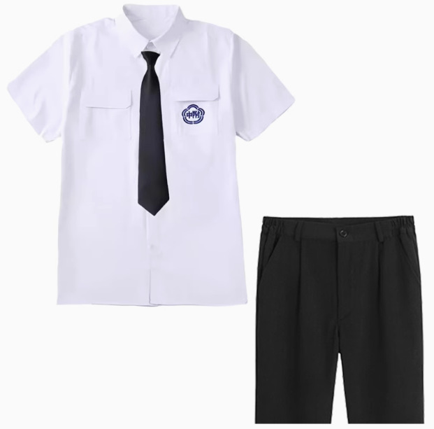 台湾学生服セット中学生 JK 制服白シャツアコーディオンプリーツ高校カレッジスタイル卒業クラス制服夏|undefined