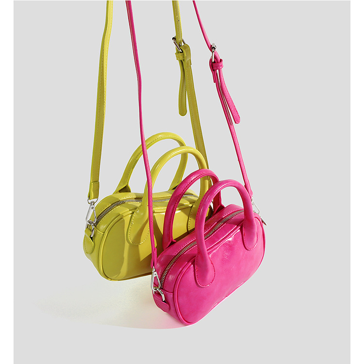 Korean Style Candy Color Zipper Messenger Handbag Wholesale display picture 10
