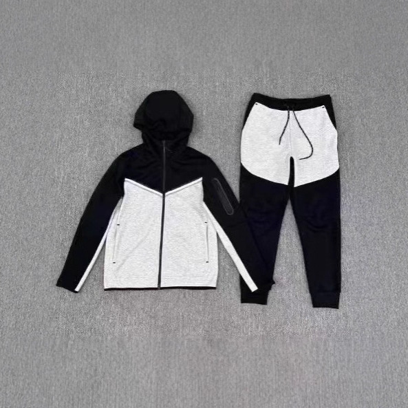 2024 Casual Sports Men's Side Zipper Suit 490 and 163