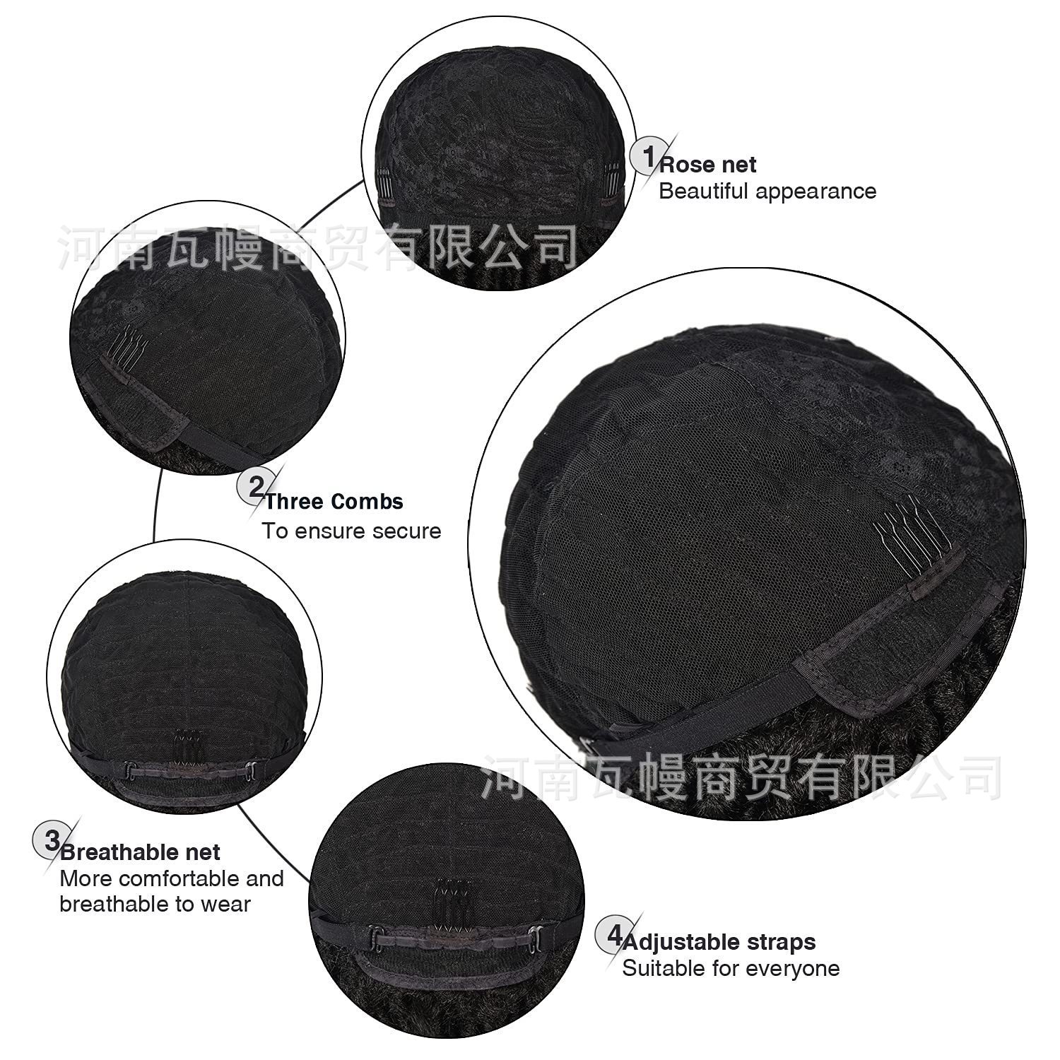 Perucas transfronterizas fibra química trenzada cubierta de pelo Dreadlock wigs Amazon fibra química caliente cubierta de pelo trenzado curva