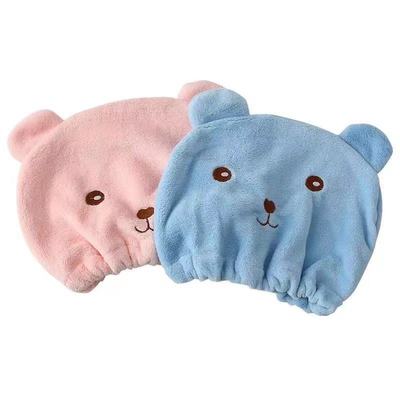 卡通幹發帽洗頭毛巾吸水浴帽速幹包頭巾兒童睡帽卡通幹發帽洗頭毛