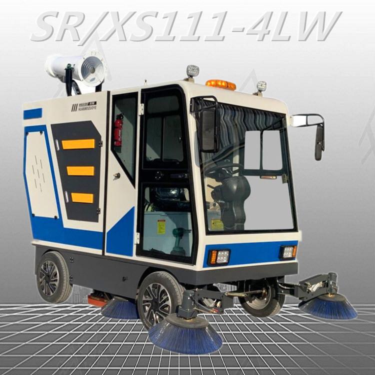 山东工厂销售电动座驾款扫地车 大动力物业公园小区用雾炮车