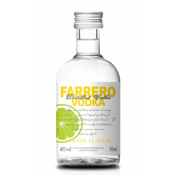 Vodka lemon flavor