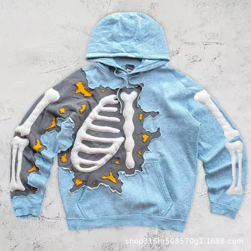 2026 foreign trade American street style temu hot-selling hoodie casual sweatshirt letter print jacket trendy