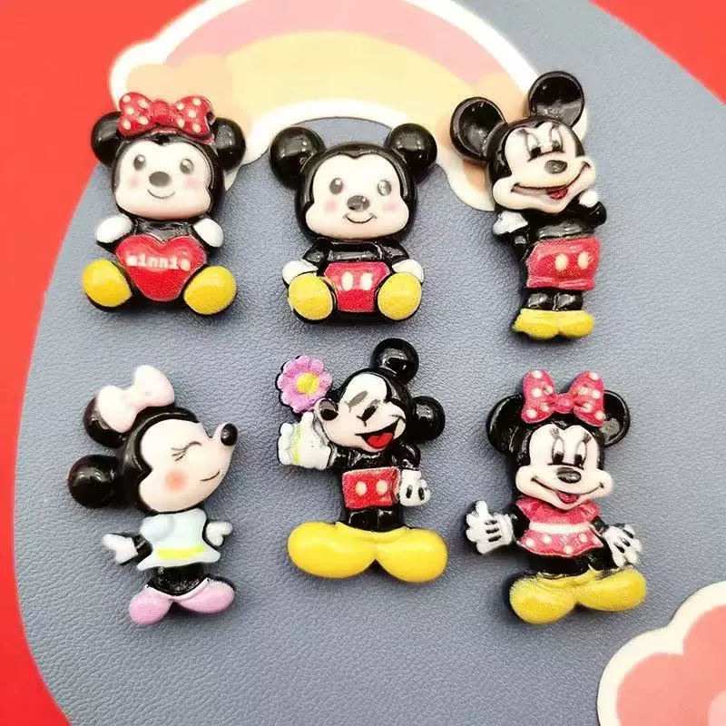 Большая карточка с рисунком, глянцевая мышь Чичи, аксессуары из смолы, ювелирные изделия ручной работы, заколка для волос, повязка на голову, чашка для воды, материал пряжки для обуви