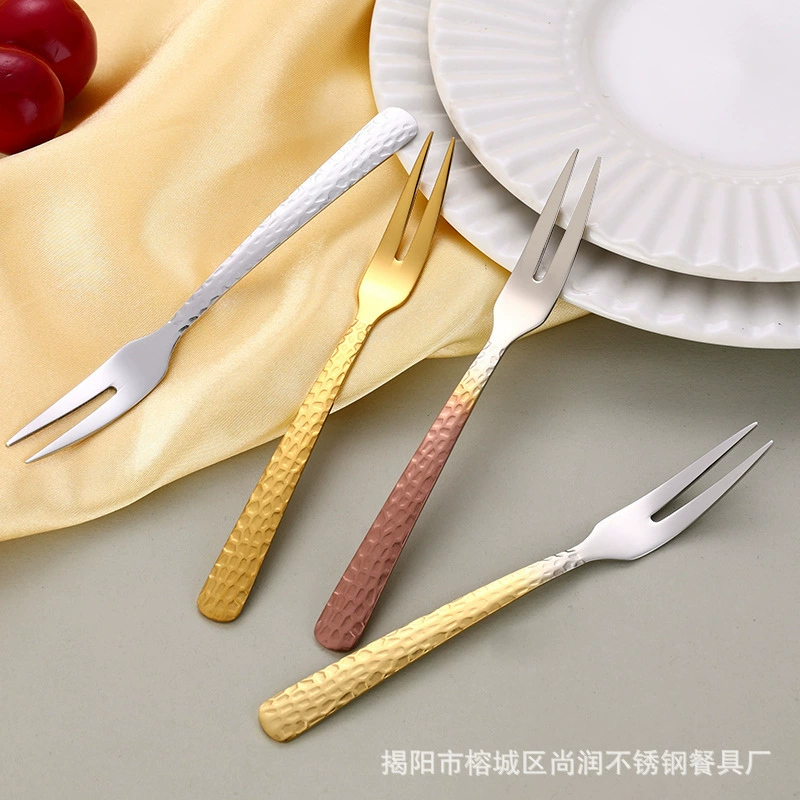 Вилка для фруктов из нержавеющей стали 316, бытовая вилка для торта, креативная вилка для лунного пирога, вилка для десерта, вилка для фруктов, вилка для закусок, отель