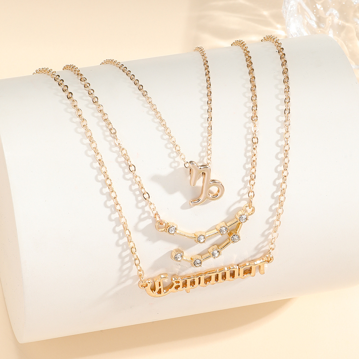 Necklace Classification Casual Streetwear Constellation Alloy Inlay Zircon Women's Necklace