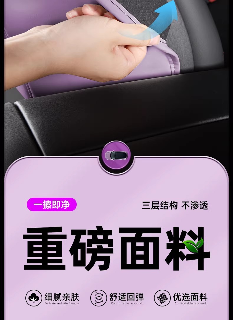 Suitable for the New Generation Xiaomi Su7 Anti-Kick Pad, Rear Seat Backrest Pad, Refrigerator Protection, and Wear-Resistant Accessories