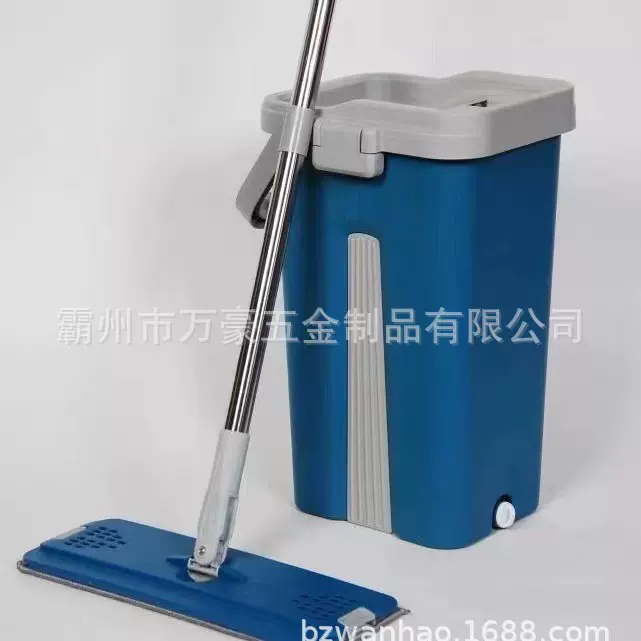 加厚方形刮刮乐免手洗懒人家用一拖净干湿两用墩布拖把一件代发