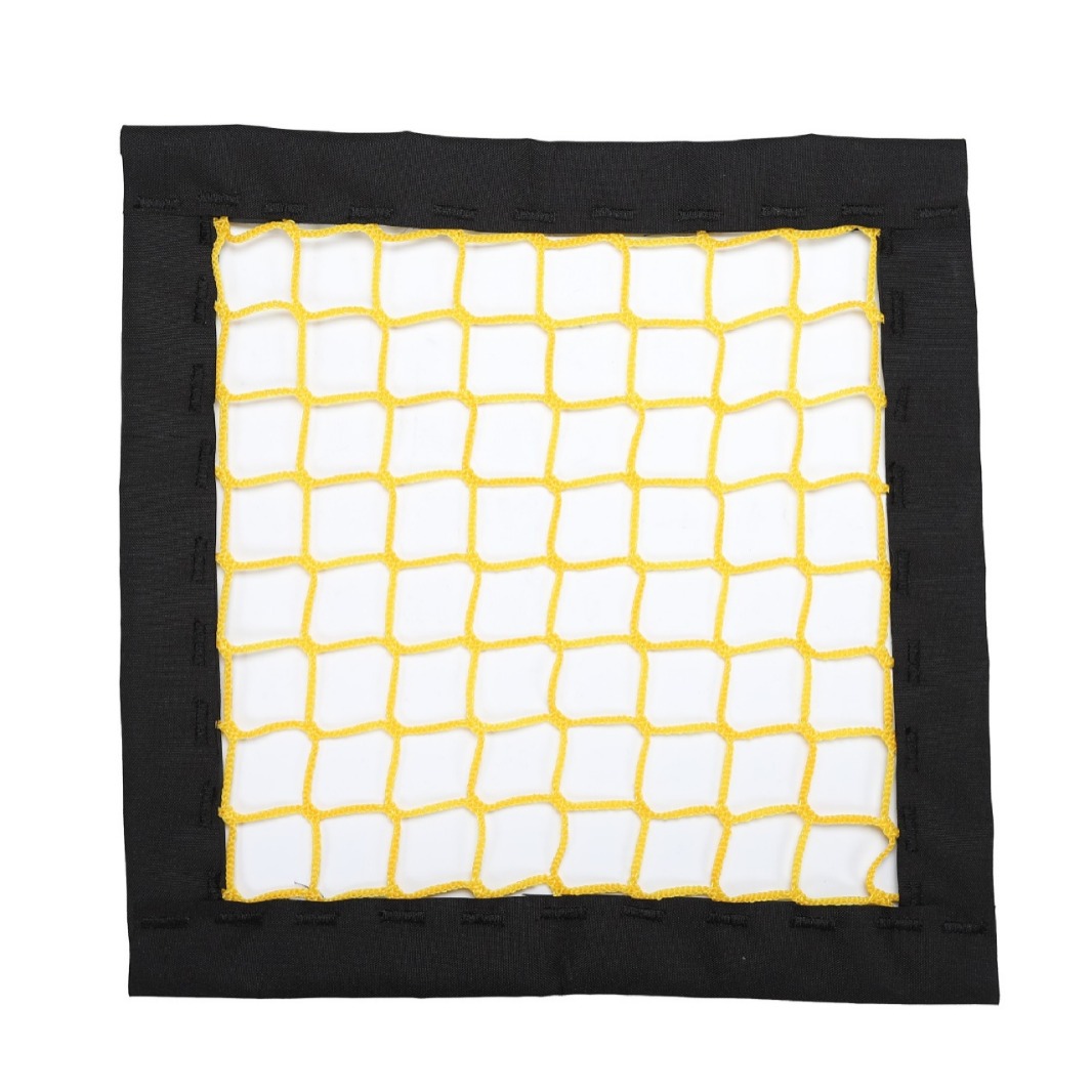 黄色正方格淘气堡防护网